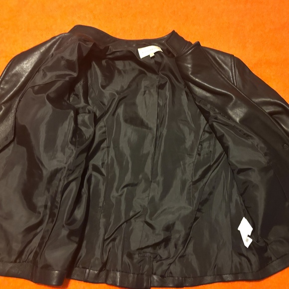 Vintage Costa Blanca real leather fancy jacket blazer EUC - Picture 7 of 9